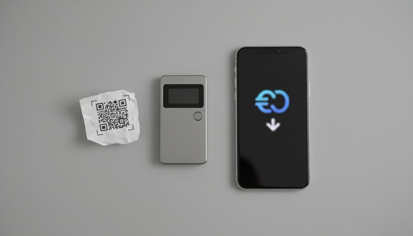 Hardware wallet vs exchange app comparison