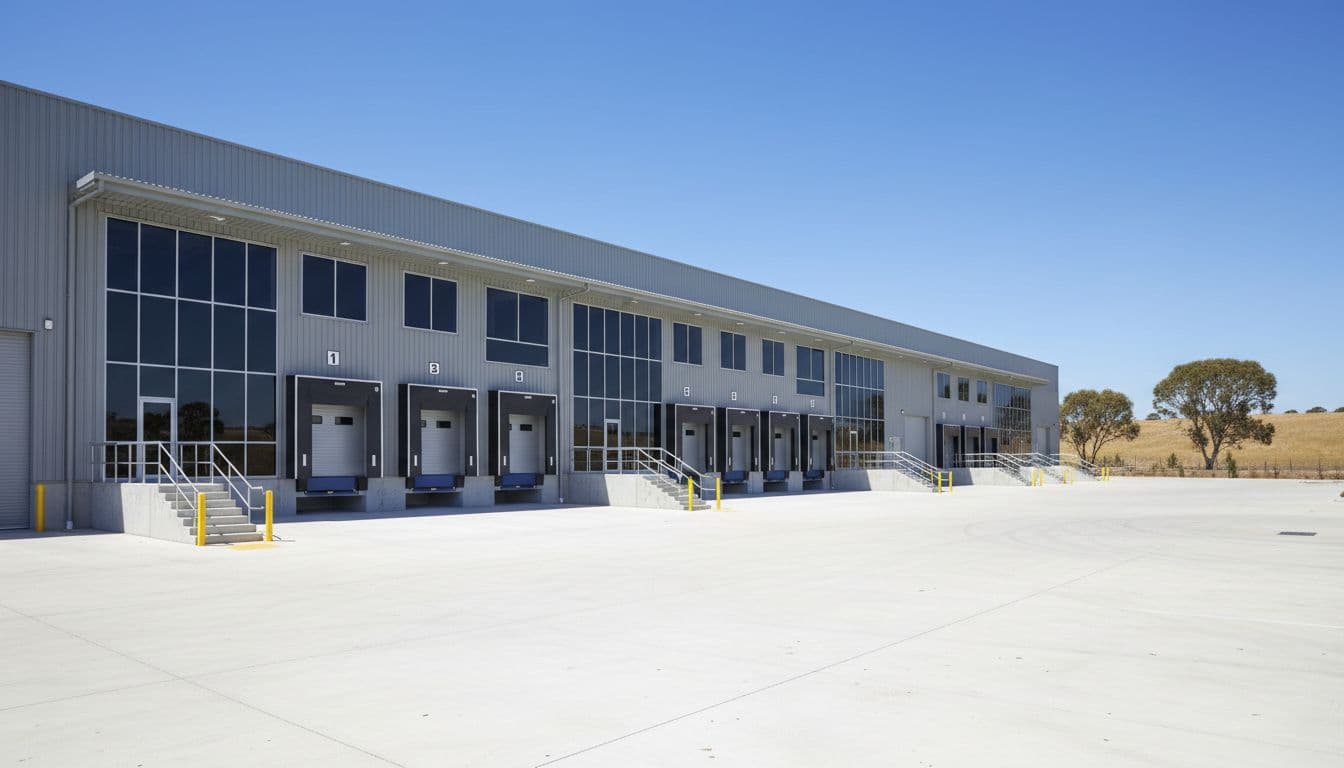 Modern Australian industrial warehouse